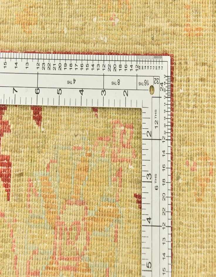 Detail image of  8' 2 x 9' 9  Hand Knotted Peshawar Ziegler Rug