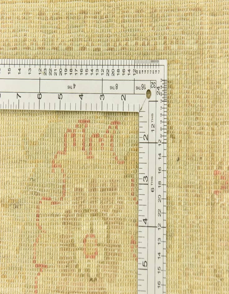 Detail image of  7' x 9' 3  Hand Knotted Peshawar Ziegler Rug