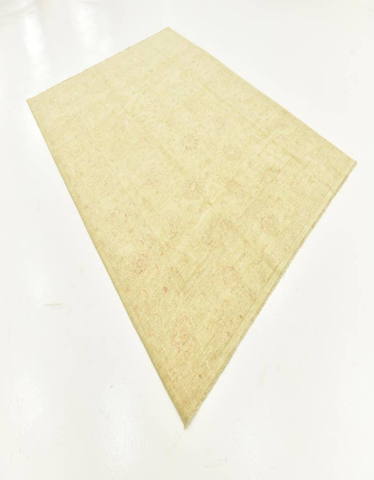 Detail image of  7' x 9' 3  Hand Knotted Peshawar Ziegler Rug