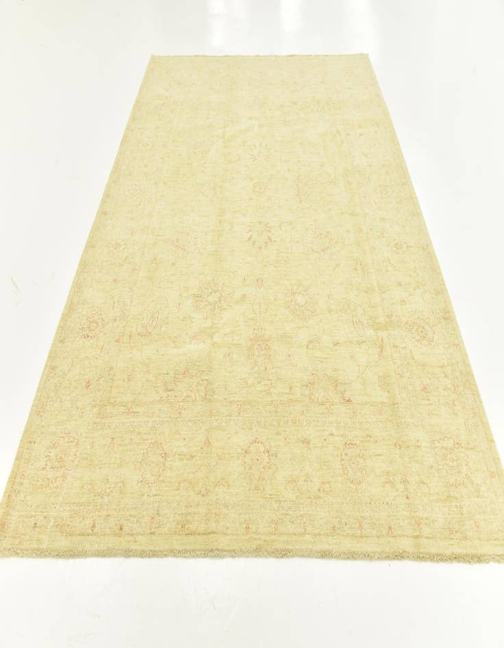 Detail image of  7' x 9' 3  Hand Knotted Peshawar Ziegler Rug