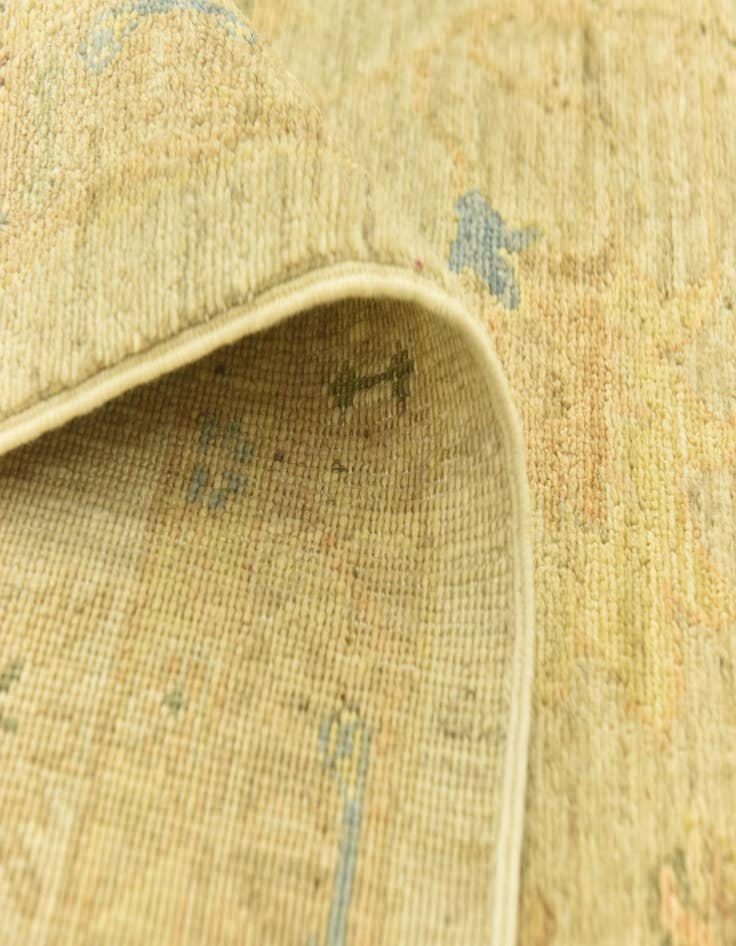 Detail image of  6' 6 x 10' 1  Hand Knotted Peshawar Ziegler Rug