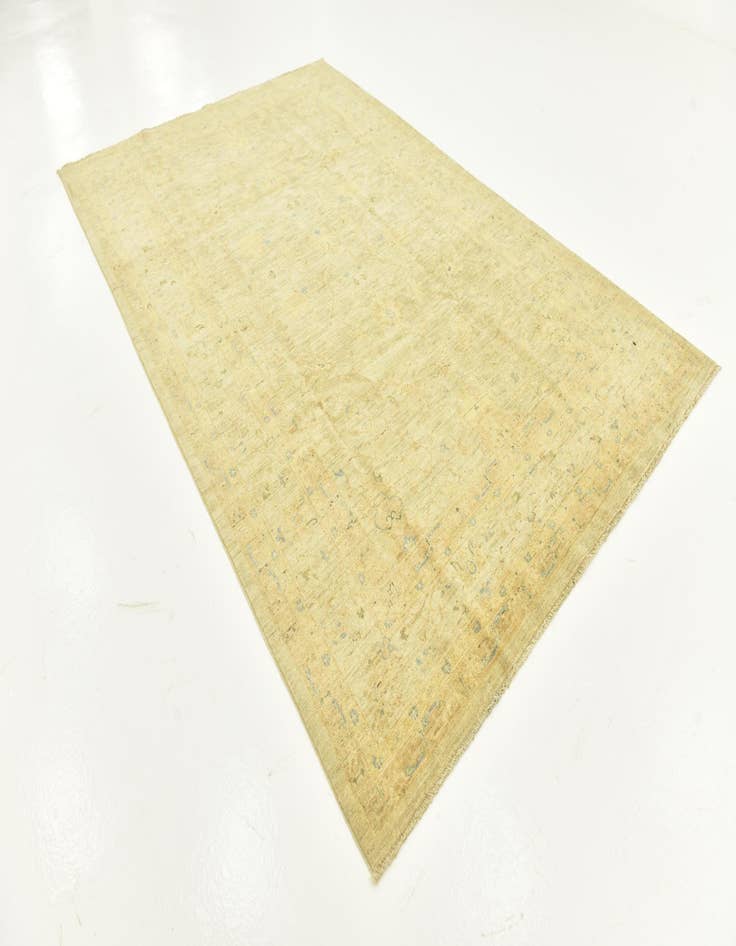 Detail image of  6' 6 x 10' 1  Hand Knotted Peshawar Ziegler Rug