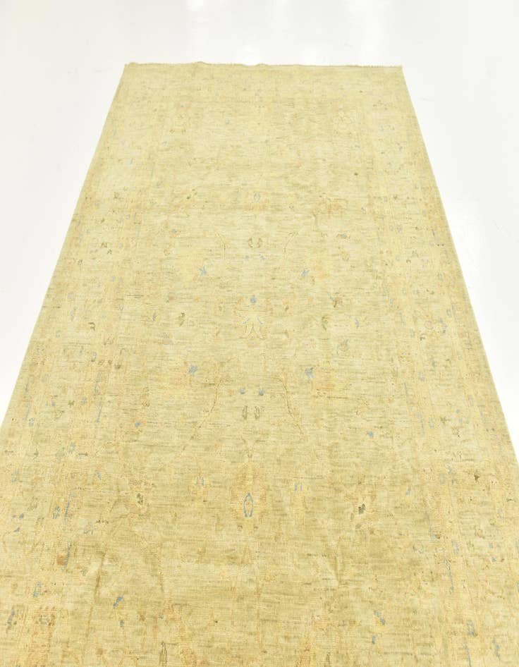 Detail image of  6' 6 x 10' 1  Hand Knotted Peshawar Ziegler Rug