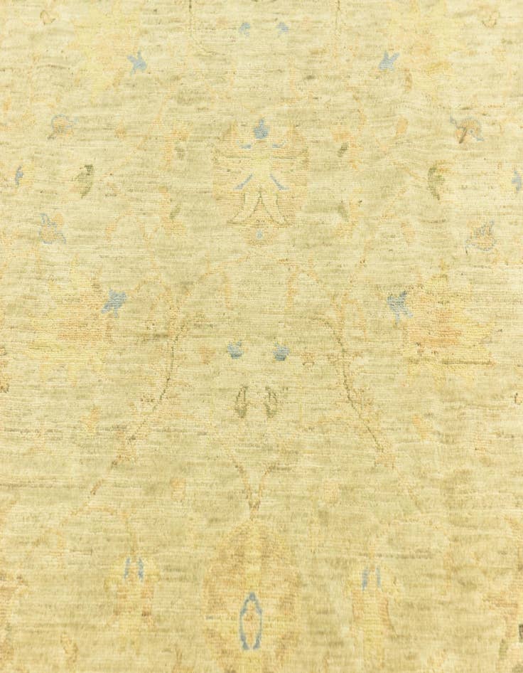 Detail image of  6' 6 x 10' 1  Hand Knotted Peshawar Ziegler Rug