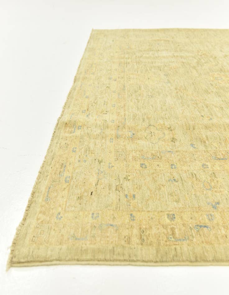Detail image of  6' 6 x 10' 1  Hand Knotted Peshawar Ziegler Rug
