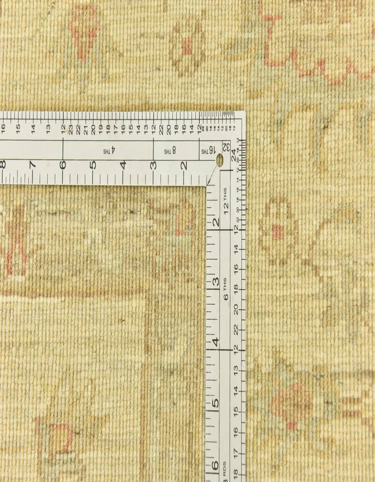 Detail image of  7' x 9' 5  Hand Knotted Peshawar Ziegler Rug