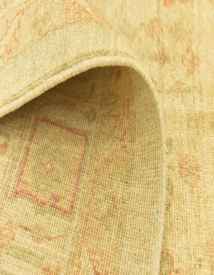 Detail image of  9' 10 x 13'  Hand Knotted Peshawar Ziegler Rug