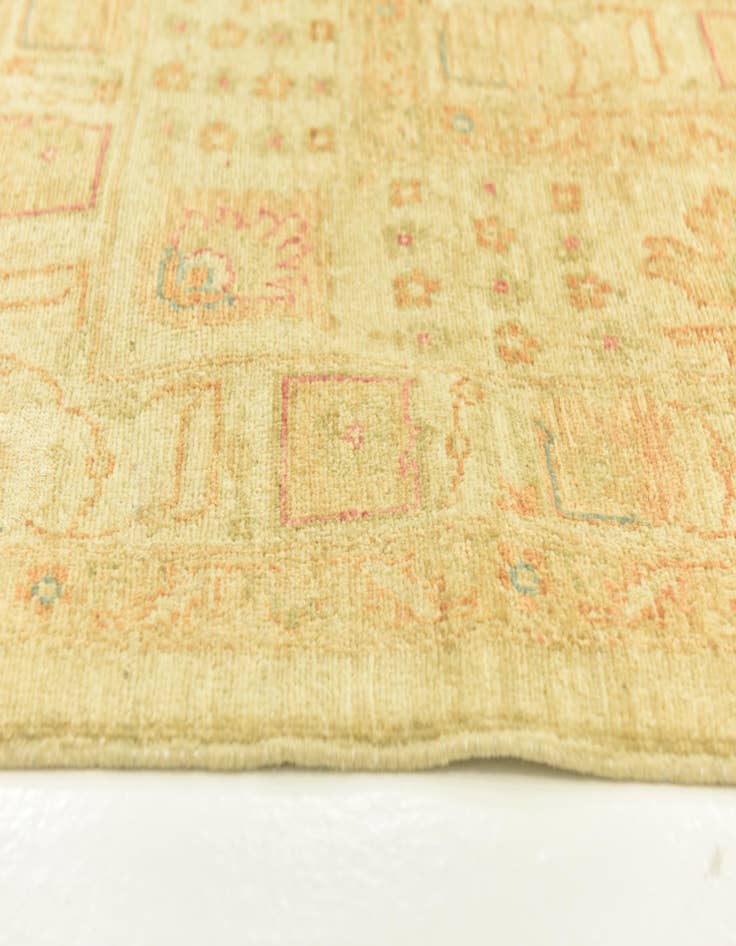 Detail image of  9' 10 x 13'  Hand Knotted Peshawar Ziegler Rug