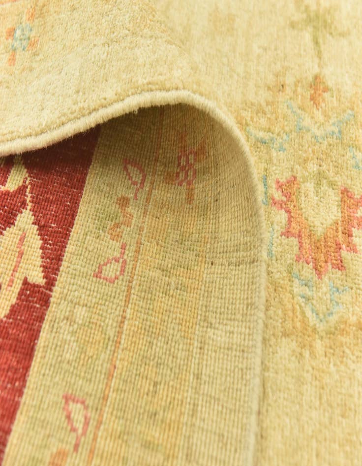 Detail image of  10' 1 x 13' 7  Hand Knotted Peshawar Ziegler Rug