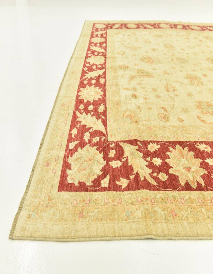 Detail image of  10' 1 x 13' 7  Hand Knotted Peshawar Ziegler Rug