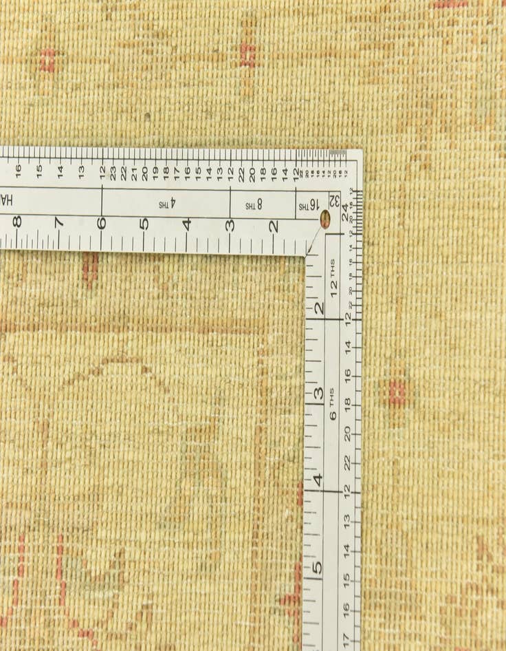 Detail image of  7' x 9' 7  Hand Knotted Peshawar Ziegler Rug