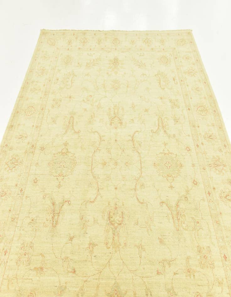 Detail image of  7' x 9' 7  Hand Knotted Peshawar Ziegler Rug