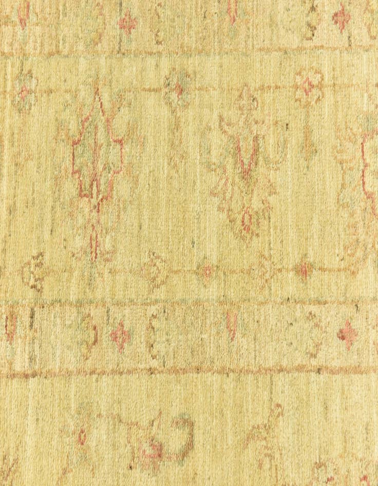 Detail image of  7' x 9' 7  Hand Knotted Peshawar Ziegler Rug