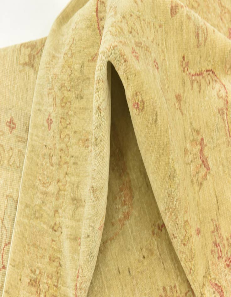 Detail image of  8' 2 x 9' 10  Hand Knotted Peshawar Ziegler Rug