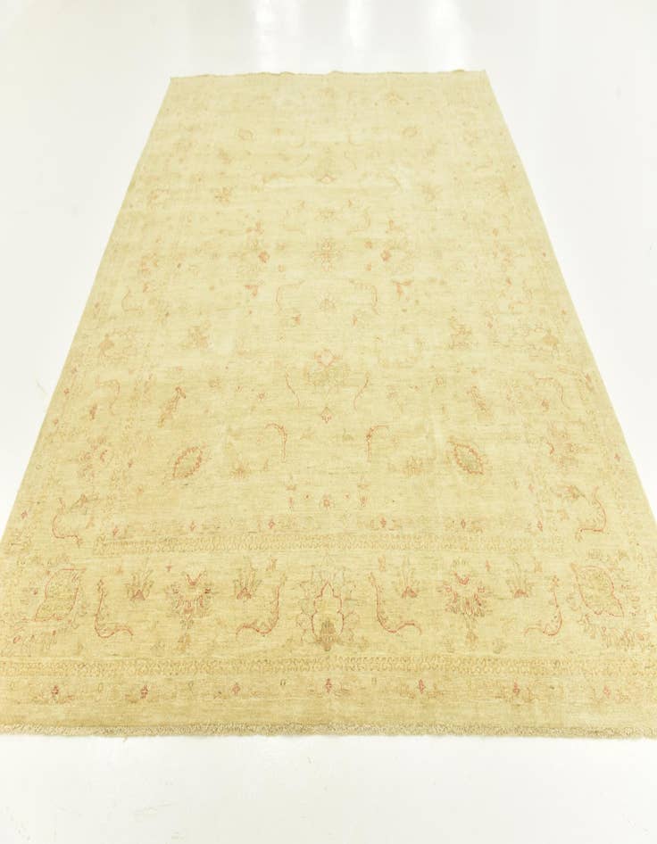 Detail image of  8' 2 x 9' 10  Hand Knotted Peshawar Ziegler Rug