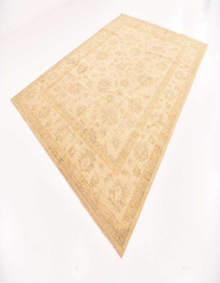 Detail image of  8' 9 x 12'  Hand Knotted Peshawar Ziegler Rug