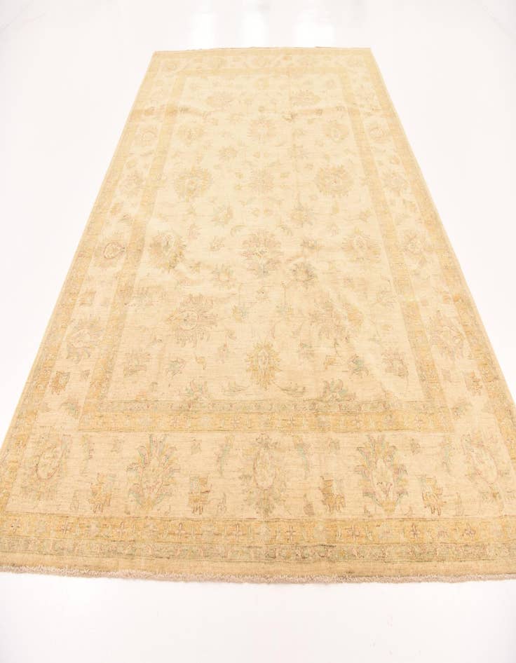 Detail image of  8' 9 x 12'  Hand Knotted Peshawar Ziegler Rug