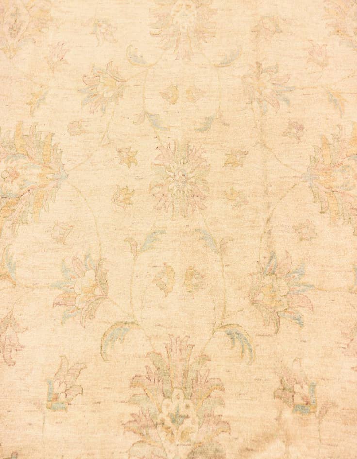 Detail image of  8' 9 x 12'  Hand Knotted Peshawar Ziegler Rug