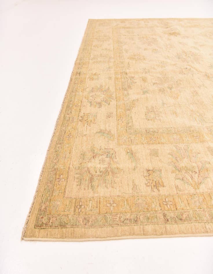 Detail image of  8' 9 x 12'  Hand Knotted Peshawar Ziegler Rug