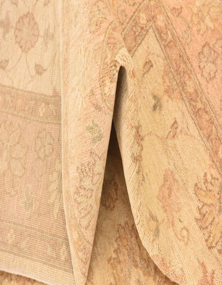 Detail image of  5' 9 x 8'  Hand Knotted Peshawar Ziegler Rug