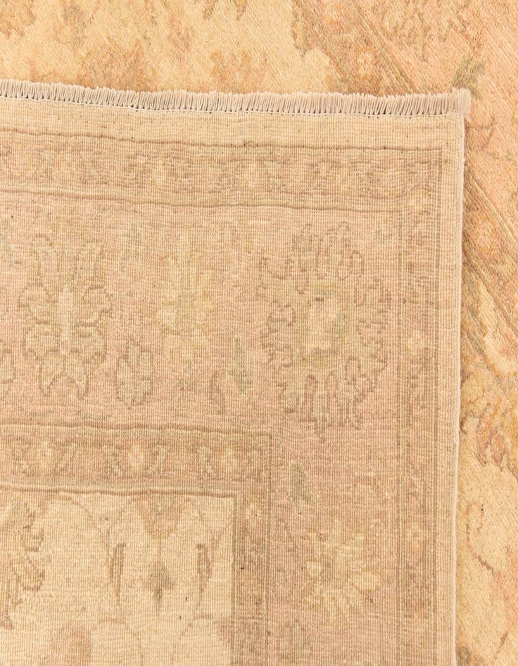 Detail image of  5' 9 x 8'  Hand Knotted Peshawar Ziegler Rug