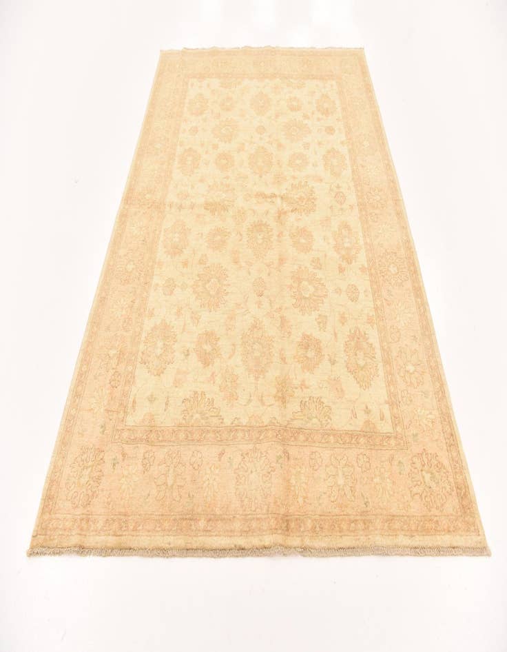 Detail image of  5' 9 x 8'  Hand Knotted Peshawar Ziegler Rug