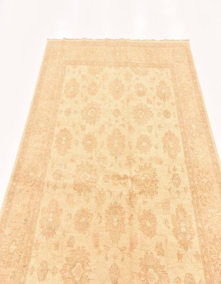 Detail image of  5' 9 x 8'  Hand Knotted Peshawar Ziegler Rug