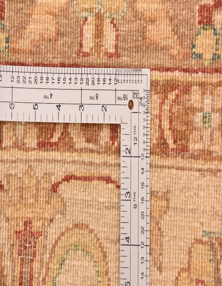 Detail image of  8' 10 x 12' 3  Hand Knotted Peshawar Ziegler Rug