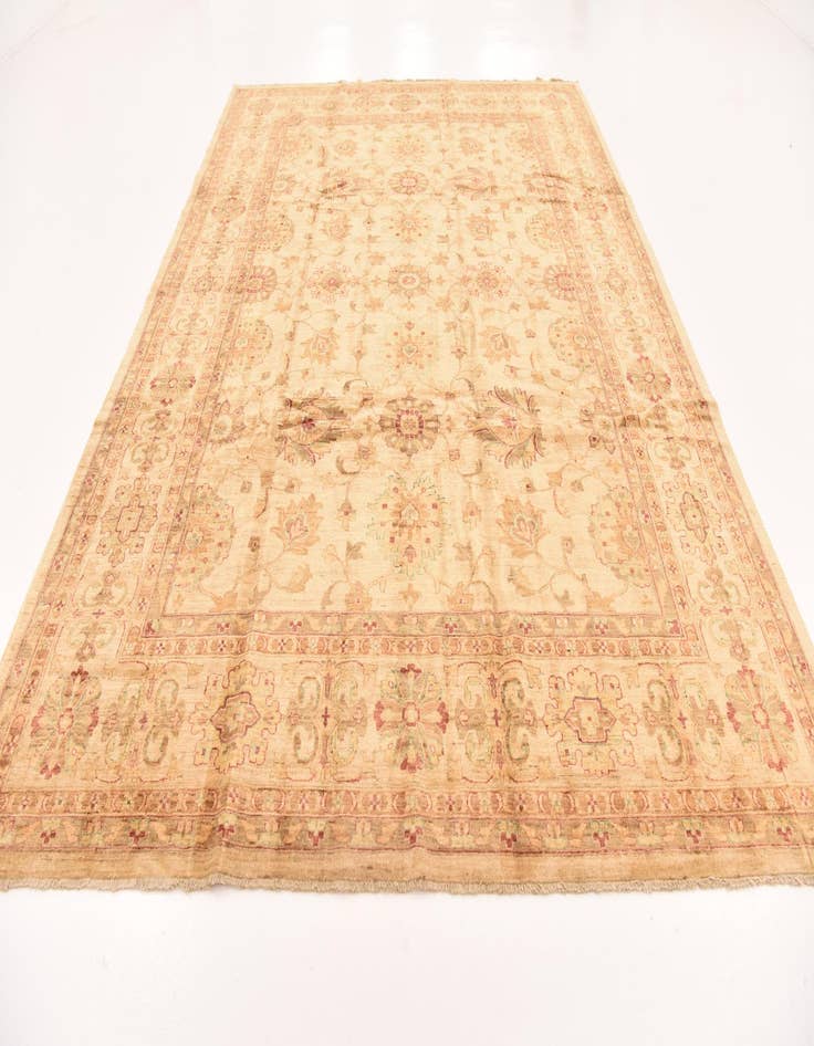 Detail image of  8' 10 x 12' 3  Hand Knotted Peshawar Ziegler Rug