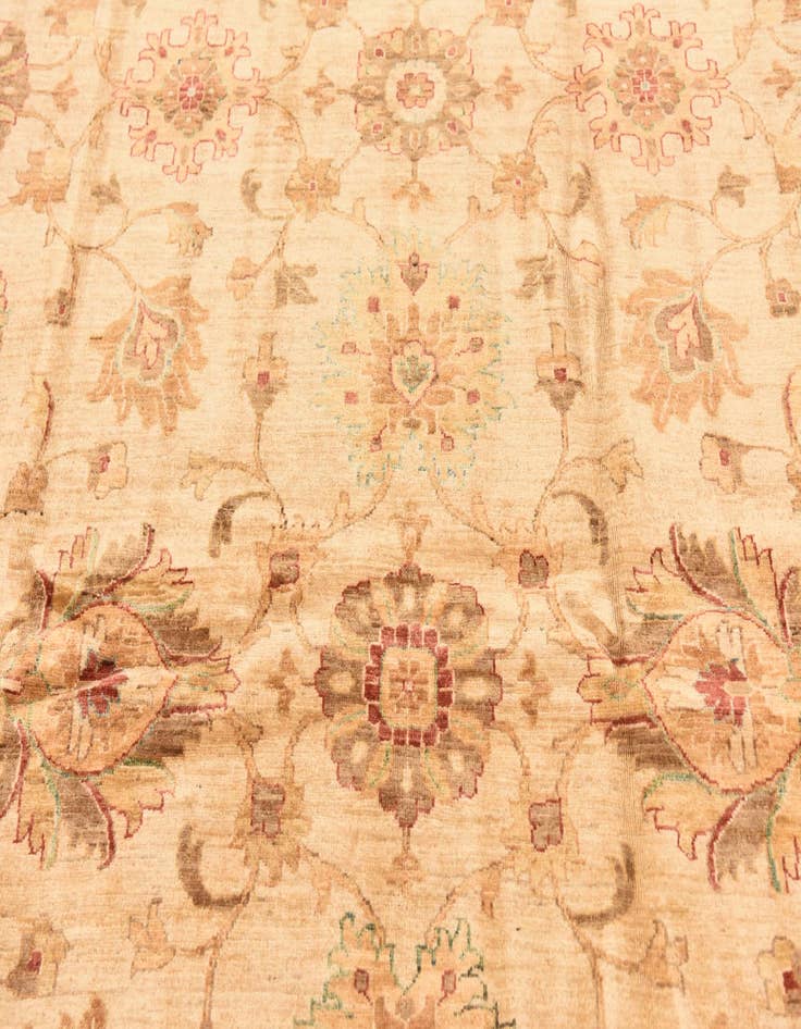 Detail image of  8' 10 x 12' 3  Hand Knotted Peshawar Ziegler Rug