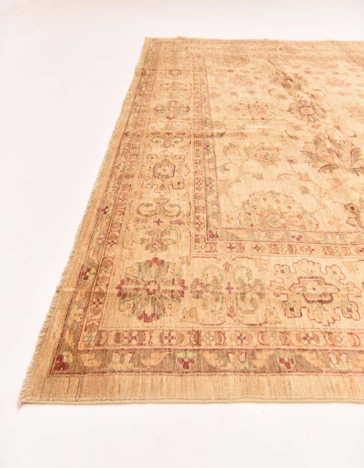 Detail image of  8' 10 x 12' 3  Hand Knotted Peshawar Ziegler Rug