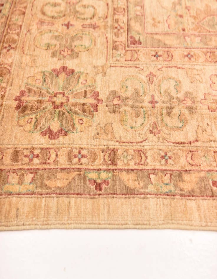 Detail image of  8' 10 x 12' 3  Hand Knotted Peshawar Ziegler Rug