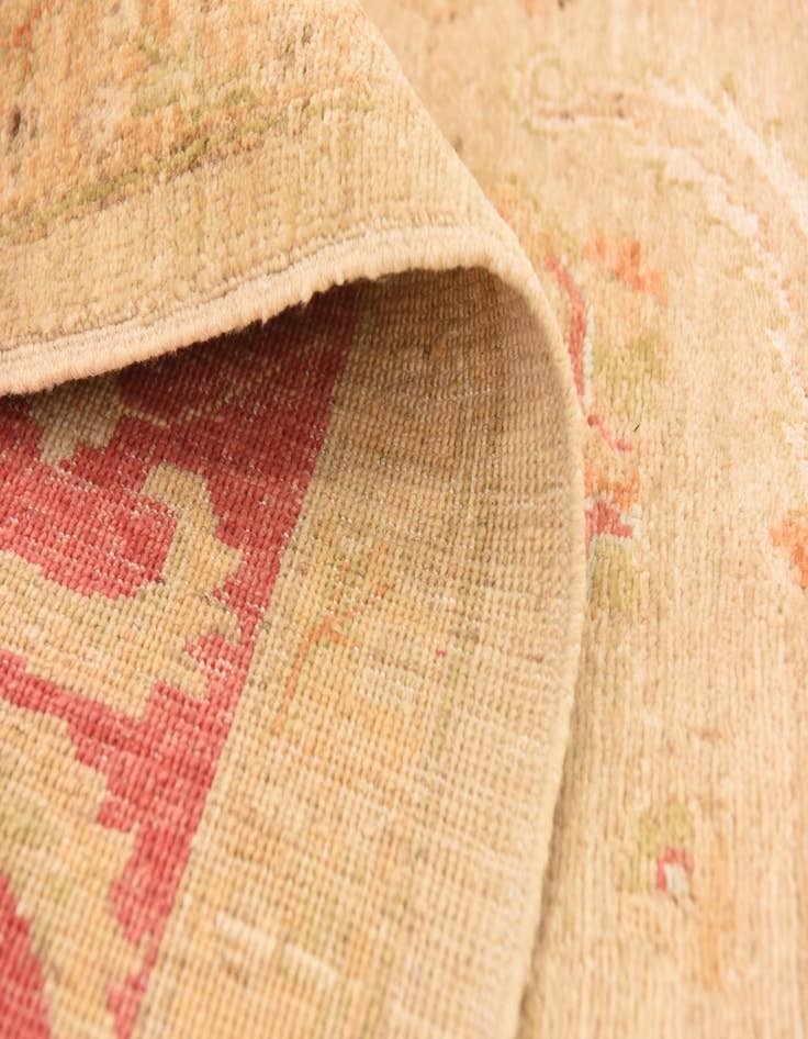 Detail image of  5' 7 x 7' 8  Hand Knotted Peshawar Ziegler Rug