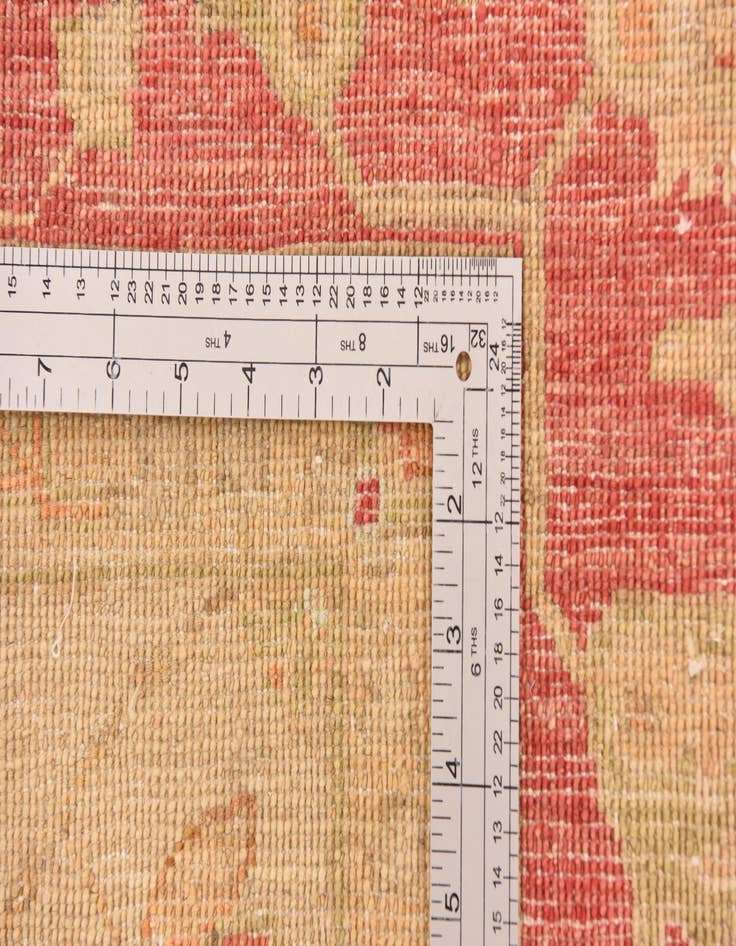 Detail image of  5' 7 x 7' 8  Hand Knotted Peshawar Ziegler Rug