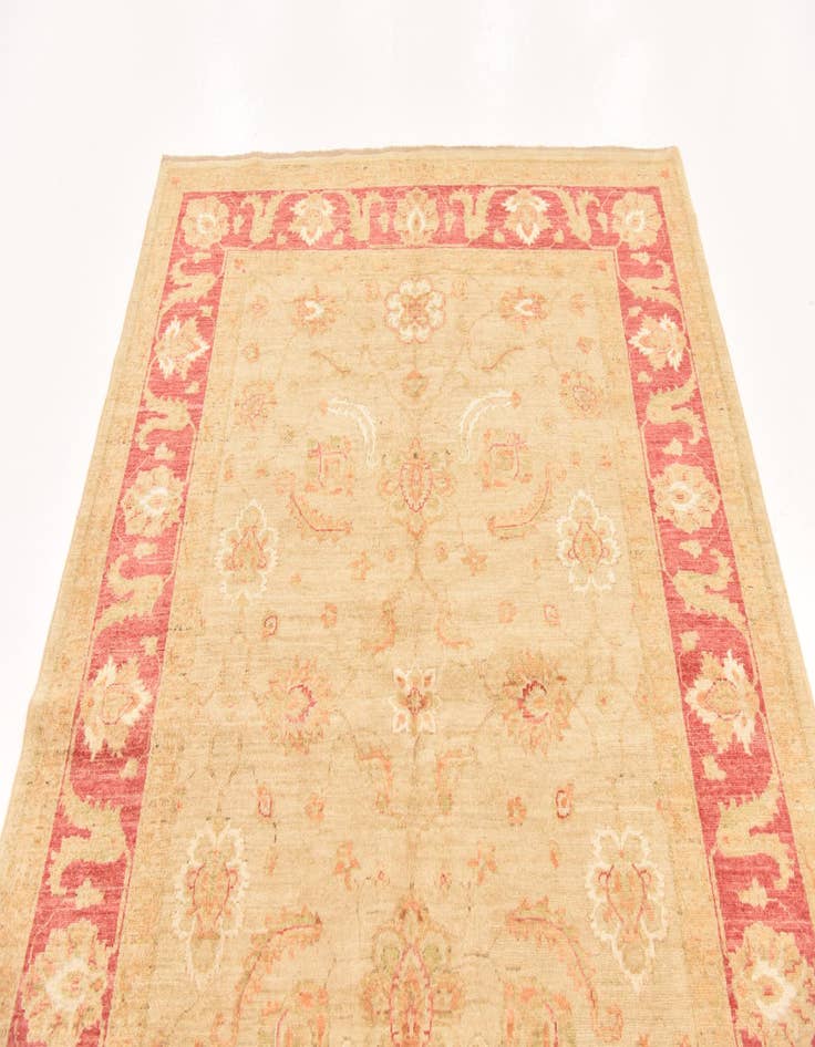 Detail image of  5' 7 x 7' 8  Hand Knotted Peshawar Ziegler Rug