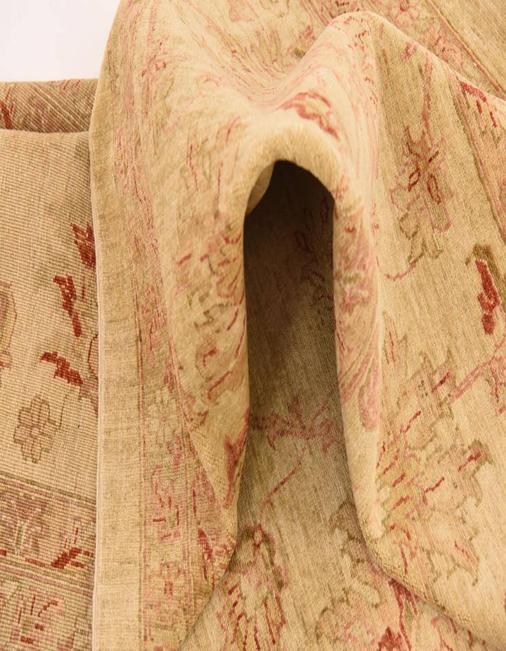 Detail image of  13' x 17' 6  Hand Knotted Peshawar Ziegler Rug