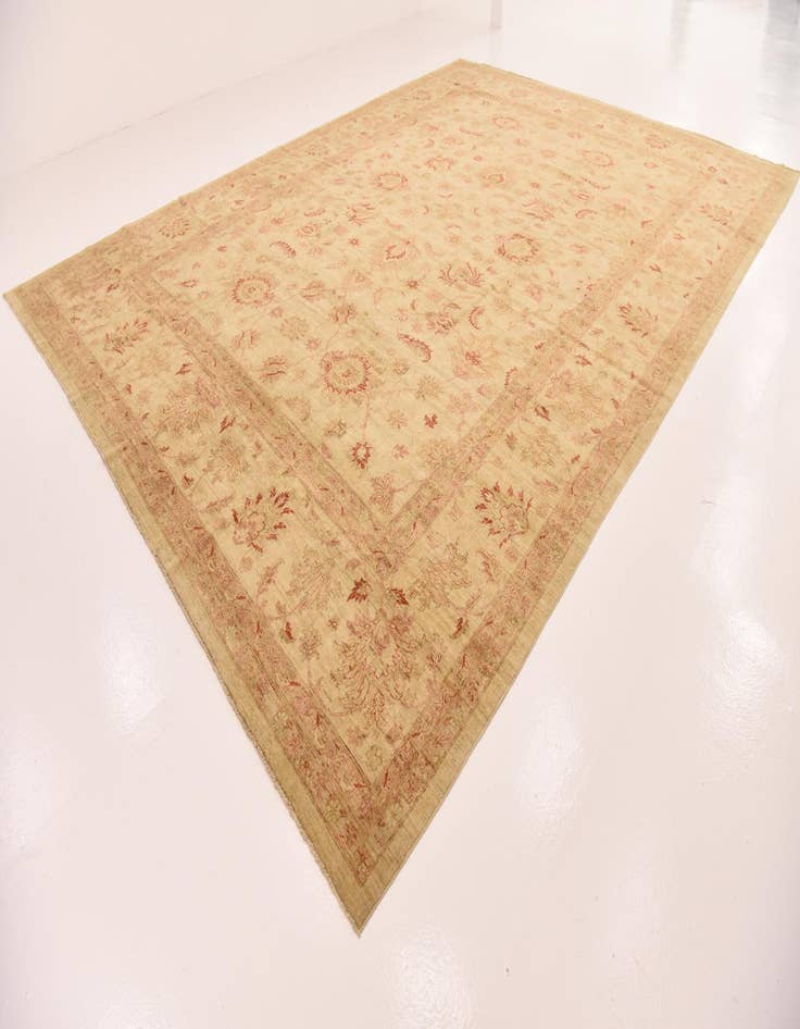 Detail image of  13' x 17' 6  Hand Knotted Peshawar Ziegler Rug