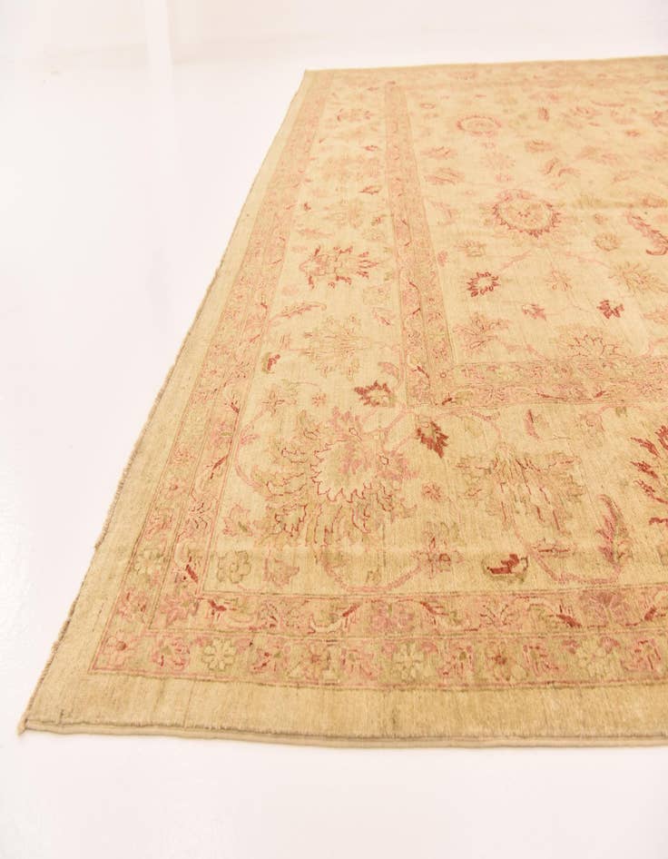 Detail image of  13' x 17' 6  Hand Knotted Peshawar Ziegler Rug