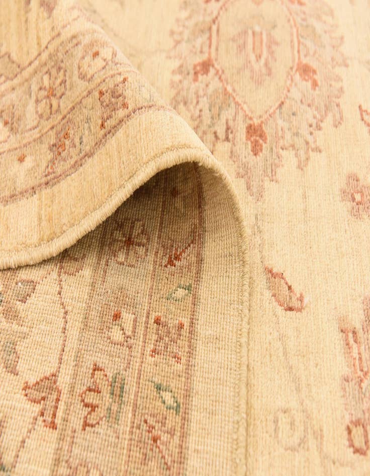 Detail image of  9' 9 x 12' 8  Hand Knotted Peshawar Ziegler Rug