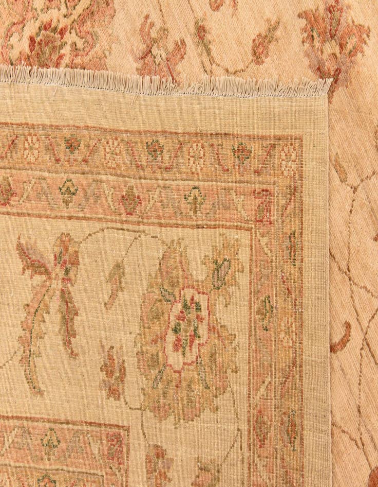 Detail image of  9' 10 x 13'  Hand Knotted Peshawar Ziegler Rug