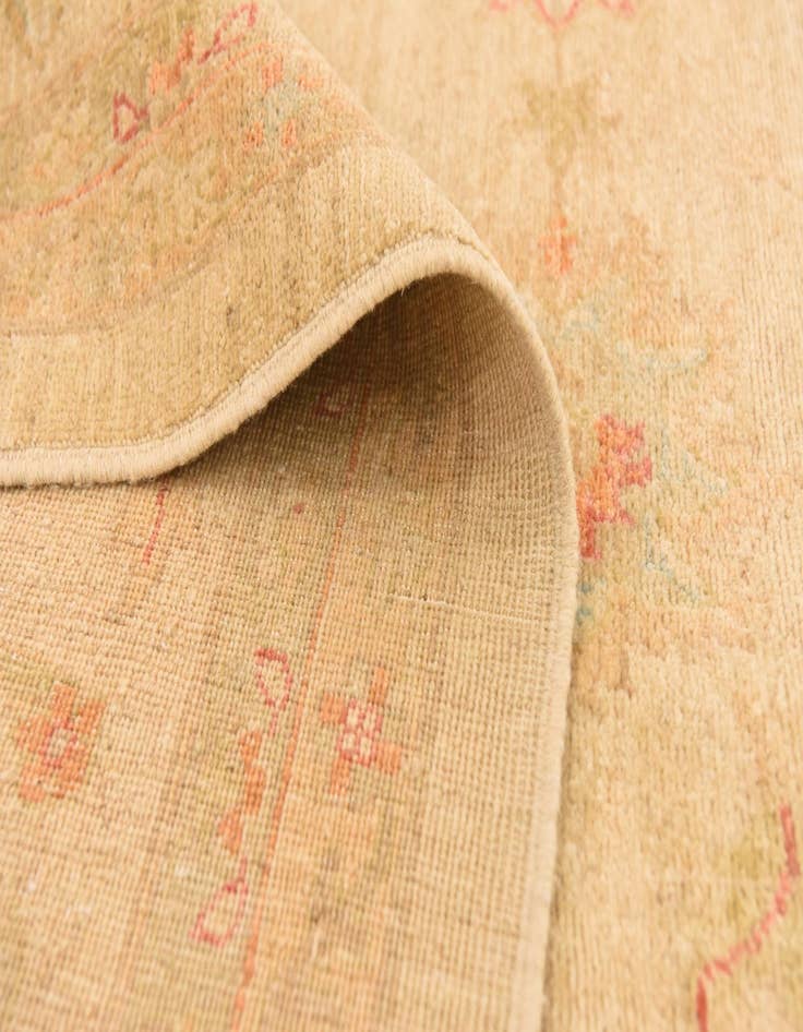 Detail image of  9' 9 x 12' 10  Hand Knotted Peshawar Ziegler Rug