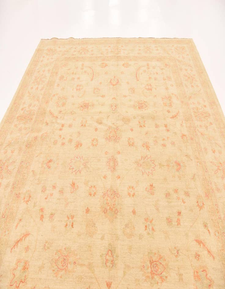 Detail image of  9' 9 x 12' 10  Hand Knotted Peshawar Ziegler Rug