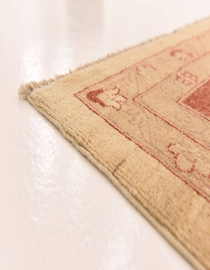 Detail image of  15' 10 x 19' 5  Hand Knotted Peshawar Ziegler Rug