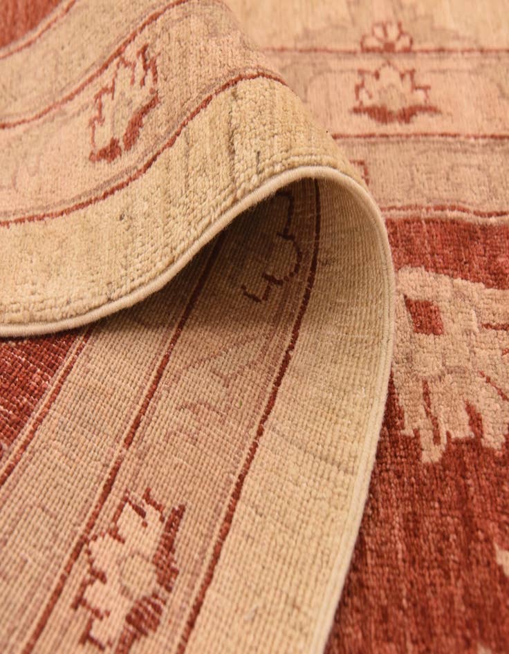 Detail image of  15' 10 x 19' 5  Hand Knotted Peshawar Ziegler Rug