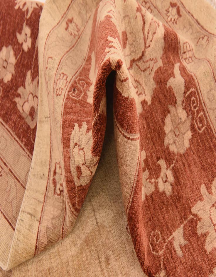 Detail image of  15' 10 x 19' 5  Hand Knotted Peshawar Ziegler Rug