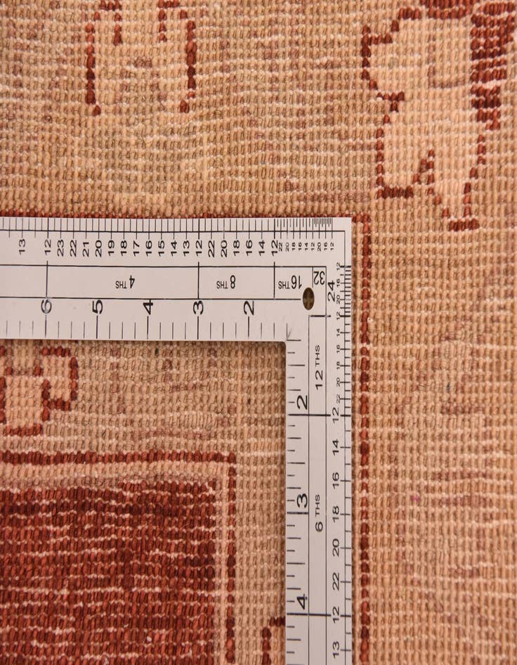 Detail image of  15' 10 x 19' 5  Hand Knotted Peshawar Ziegler Rug