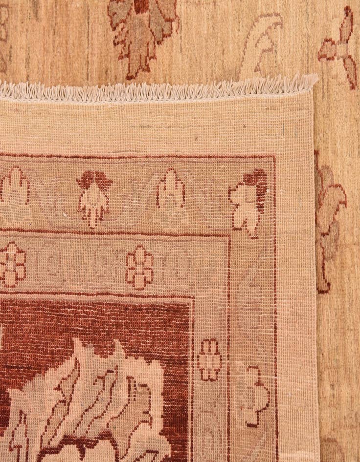 Detail image of  15' 10 x 19' 5  Hand Knotted Peshawar Ziegler Rug