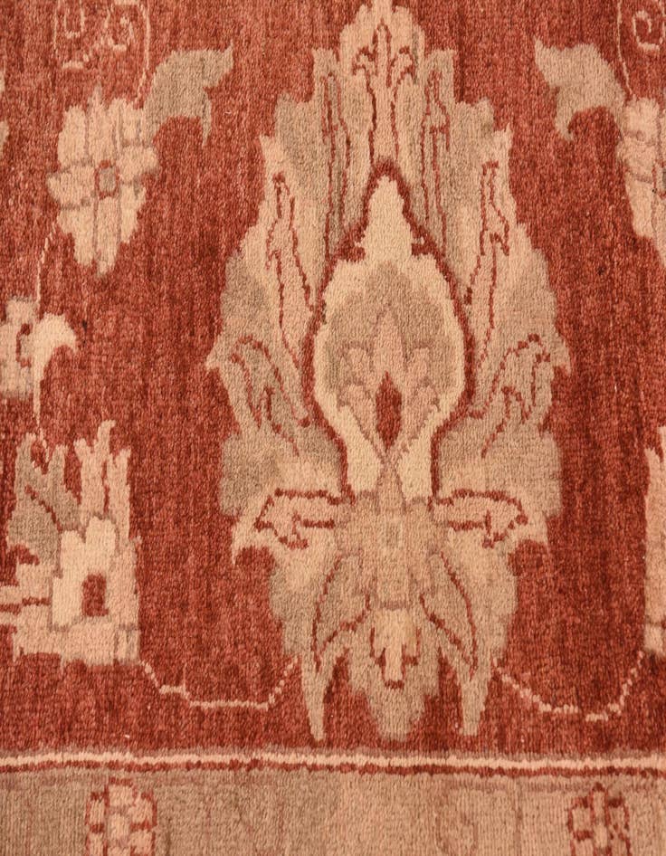 Detail image of  15' 10 x 19' 5  Hand Knotted Peshawar Ziegler Rug