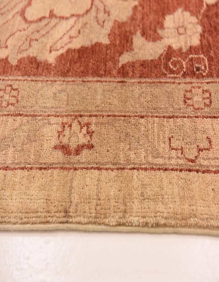 Detail image of  15' 10 x 19' 5  Hand Knotted Peshawar Ziegler Rug