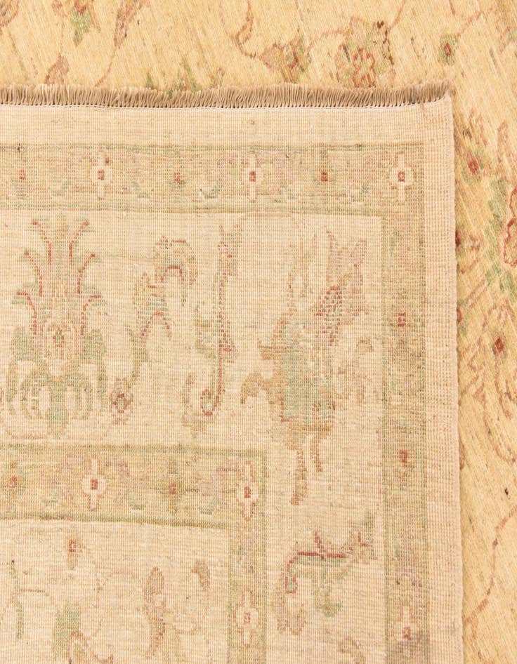 Detail image of  5' 10 x 8'  Hand Knotted Peshawar Ziegler Rug